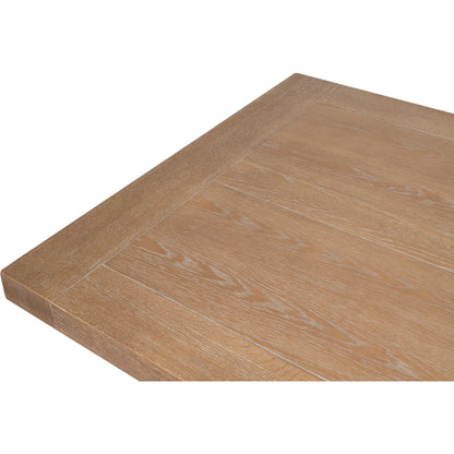 Bauhaus Dining Table by Sarreid Ltd. in dusty oak, natural oak. Made from unique in a unique style.