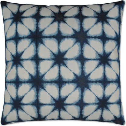 Aretha Pillow by DV Kap Home in indigo. Made from 100% polyester in a modern style.