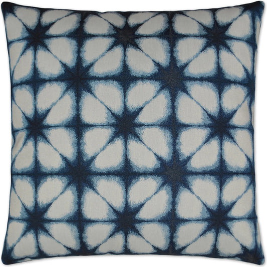 Aretha Pillow by DV Kap Home in indigo. Made from 100% polyester in a unique style.