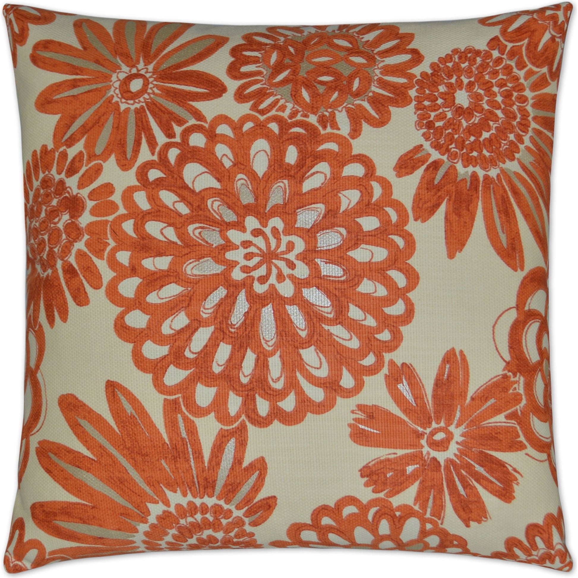 Flower Pops by DV Kap Home in blue, peacock. Made from 100% cotton in a modern style.