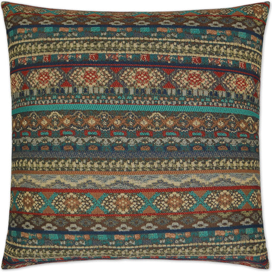Gemology Pillow by DV Kap Home in turquoise. Made from 100% polyester in a unique style.