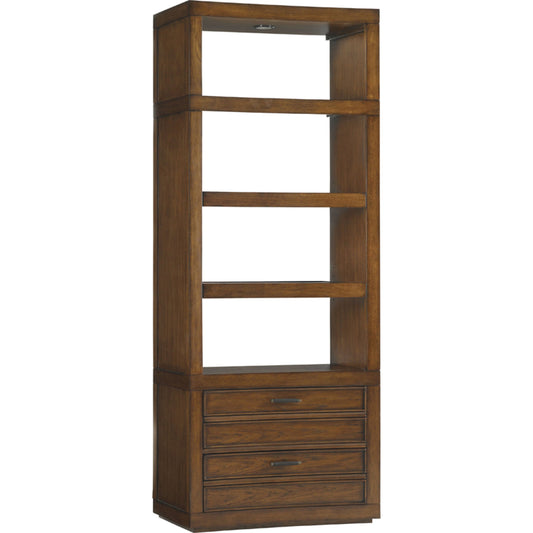Crystal Sands Bookcase by Sligh. Made from unique in a rustic style.