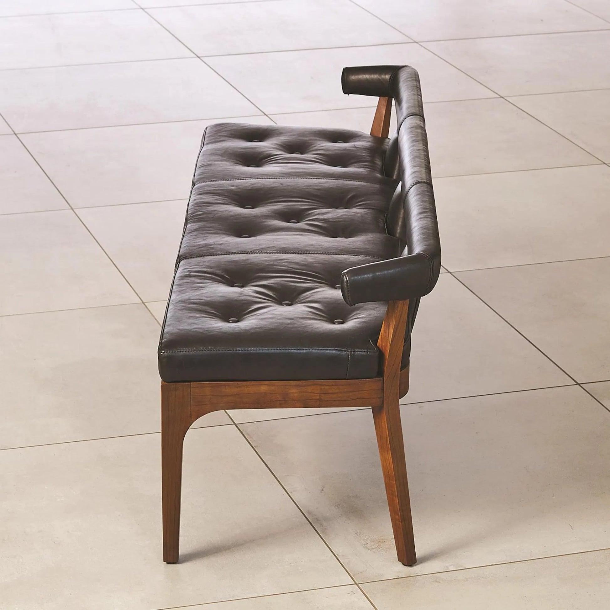 Moderno Bench by Global Views. Made from unique in a modern style.