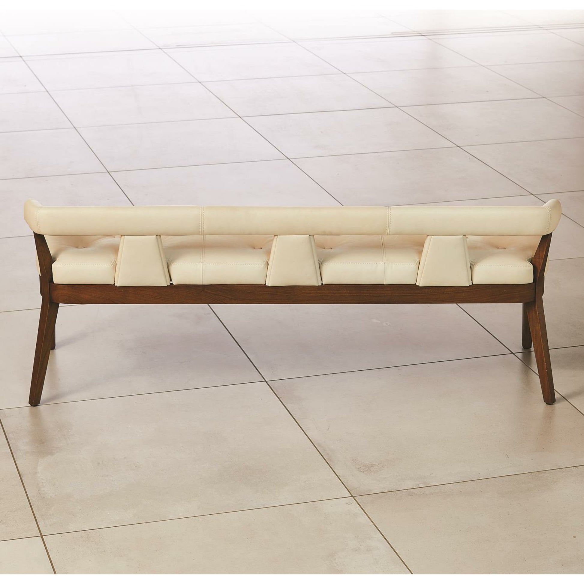 Moderno Bench by Global Views. Made from unique in a modern style.
