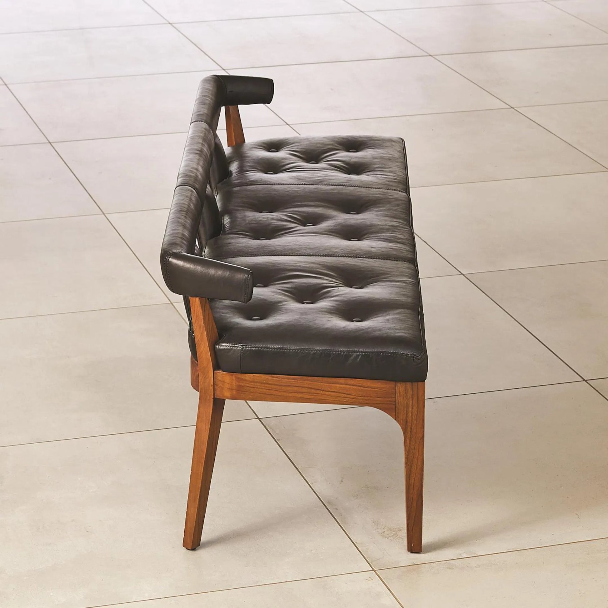 Moderno Bench by Global Views. Made from unique in a modern style.