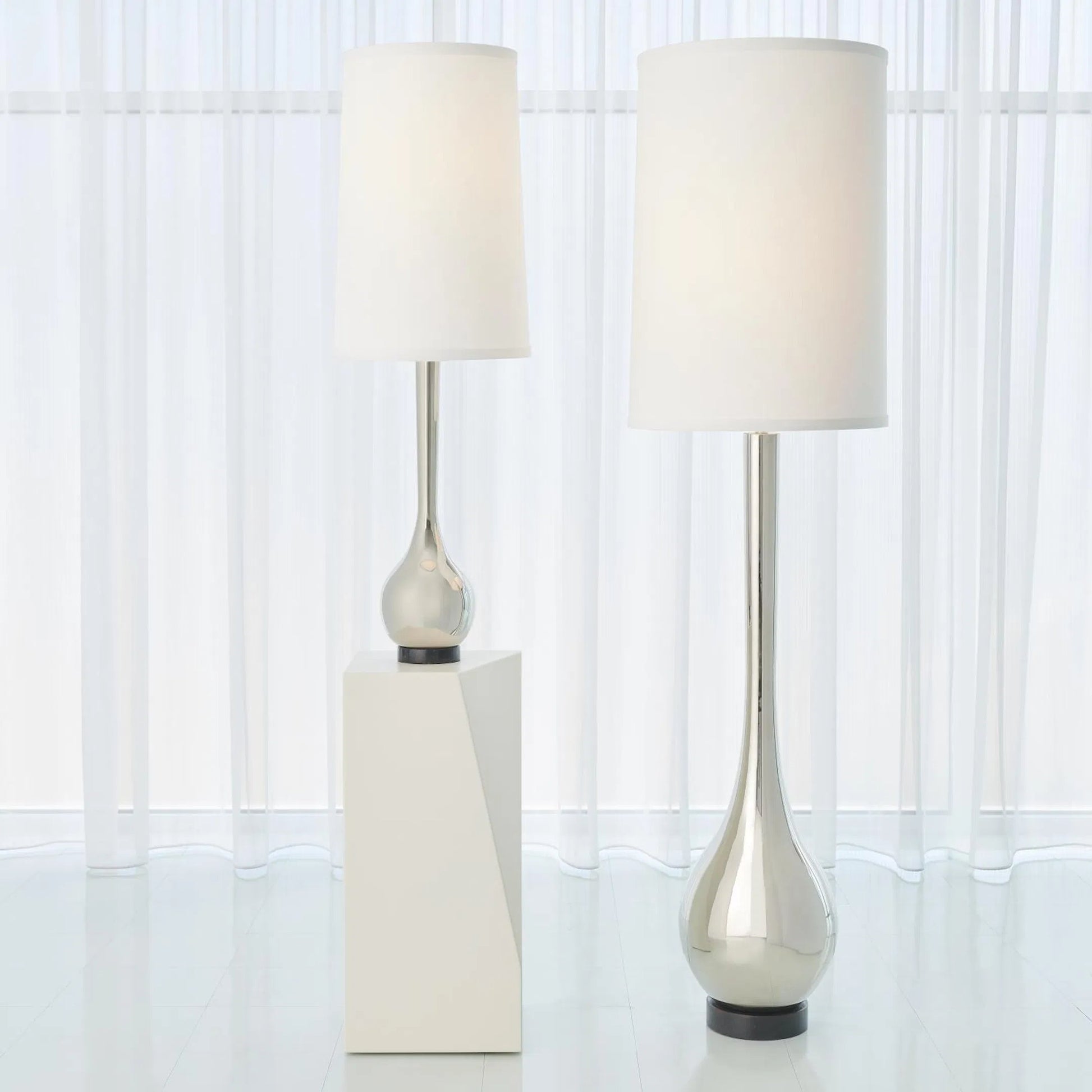 Bulb Floor Lamp by Global Views. Made from brass, granite in a transitional style.