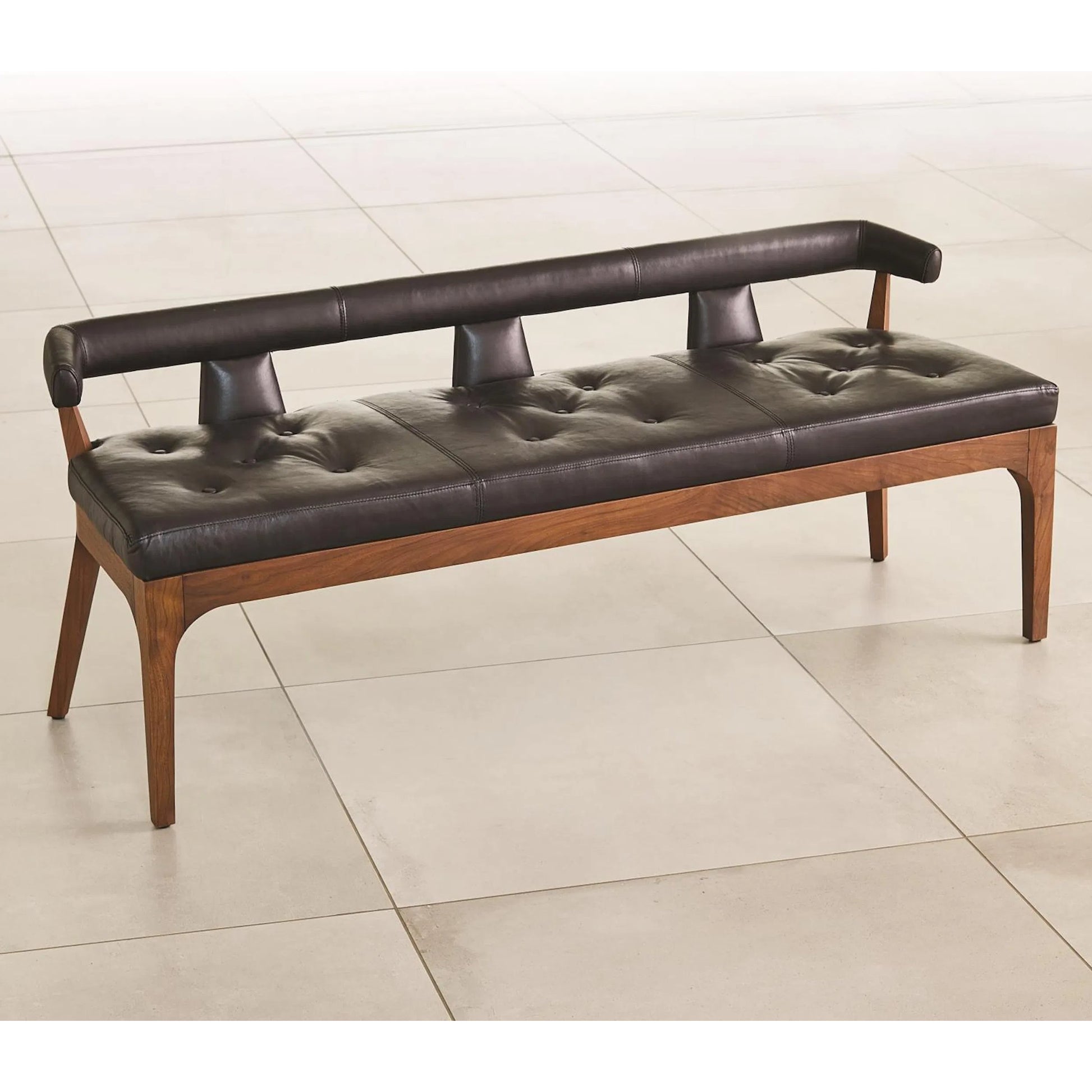 Moderno Bench by Global Views. Made from unique in a modern style.