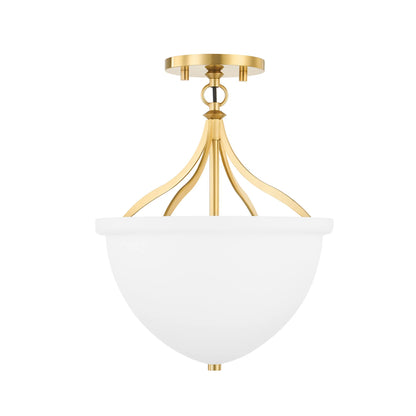 Clinton Wall Sconce by Hudson Valley. Made from brass in a modern style.