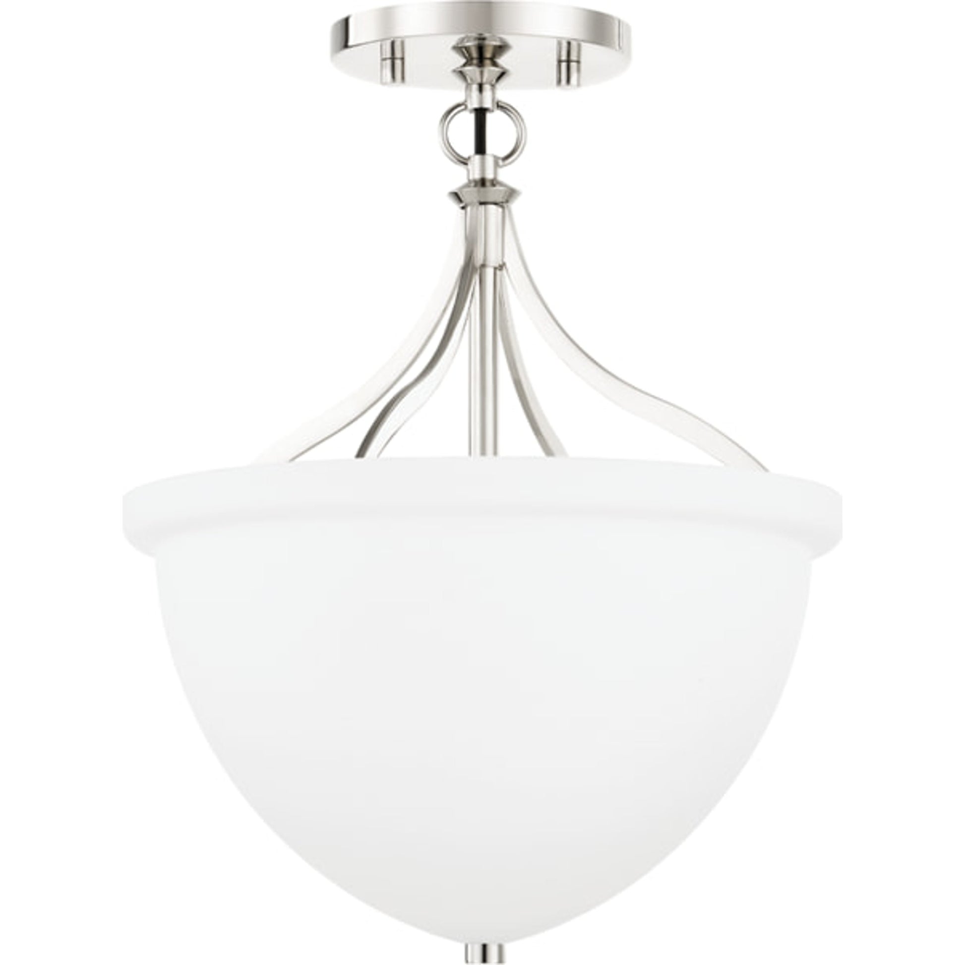 Browne Semi Flush by Hudson Valley in distressed bronze. Made from steel in a traditional style.