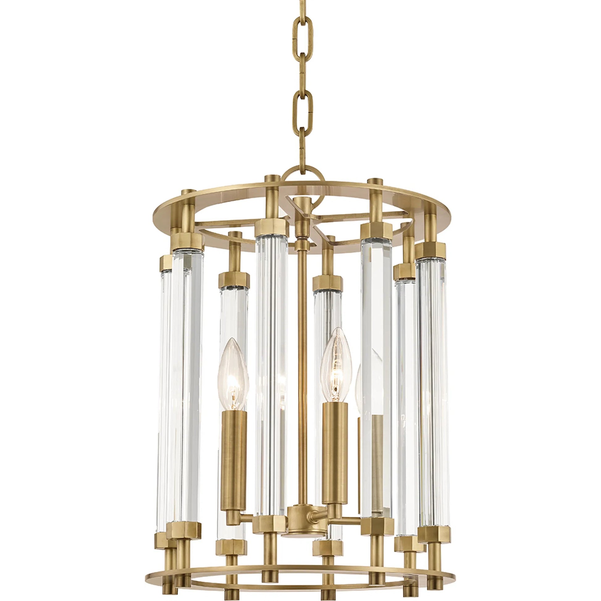 Haddon Pendant by Hudson Valley. Made from steel in a transitional style.