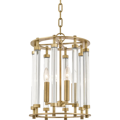 Haddon Pendant by Hudson Valley. Made from steel in a transitional style.