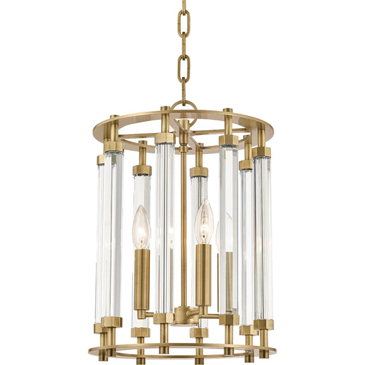 Haddon Pendant by Hudson Valley. Made from steel in a transitional style.