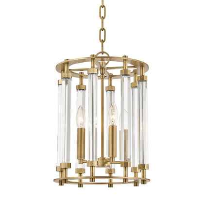 Clinton Wall Sconce by Hudson Valley. Made from brass in a modern style.