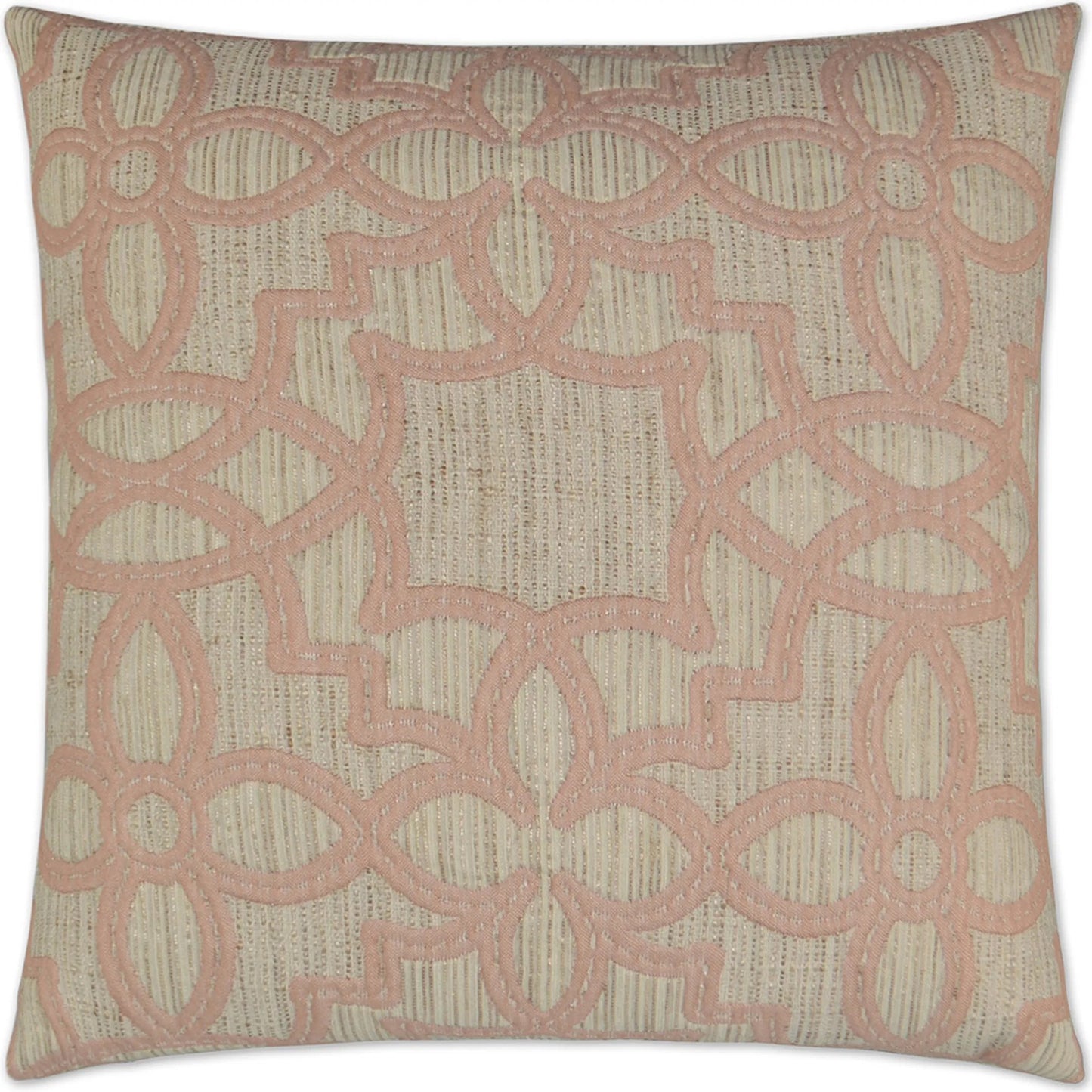 001 SI-2380491 | Primary Silo | Arabesque Pillow by DV Kap Home in blush. Made from unique in a traditional style.