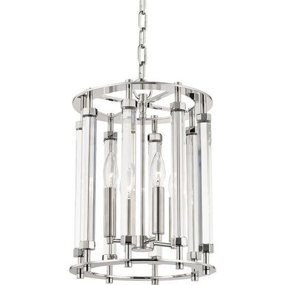 Haddon Pendant by Hudson Valley. Made from steel in a transitional style.