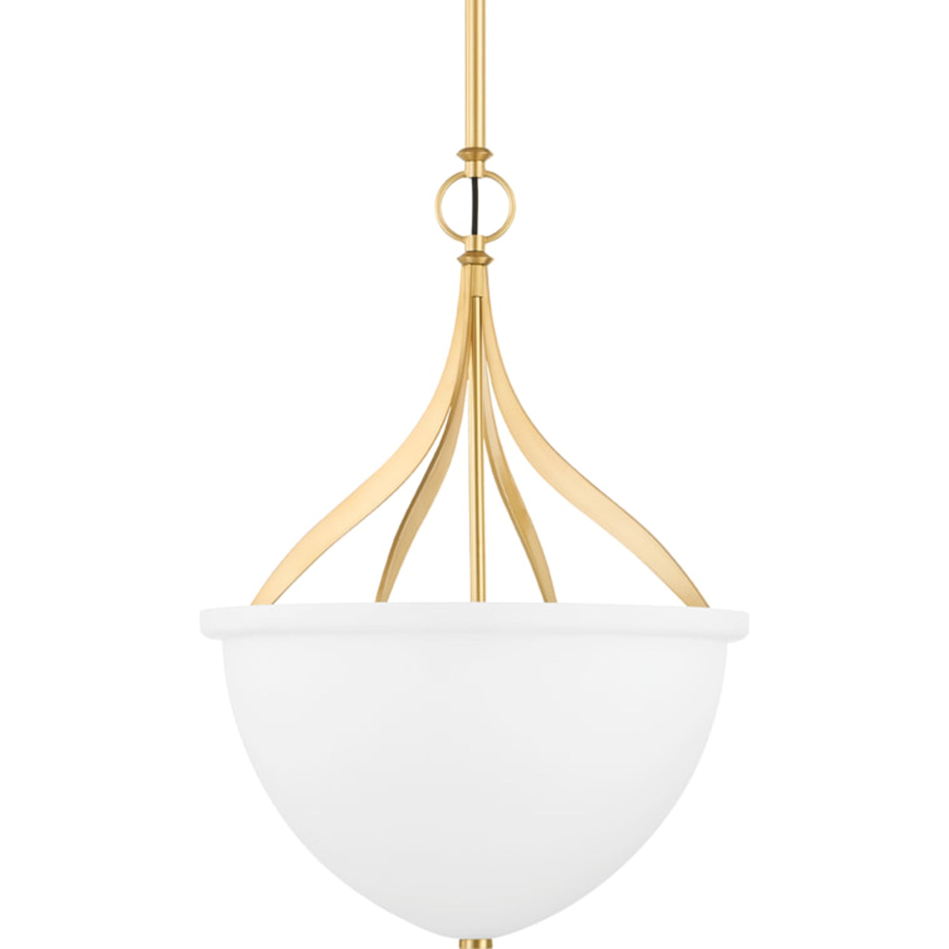 Browne Pendant by Hudson Valley in distressed bronze. Made from steel in a traditional style.