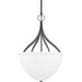 Browne Pendant by Hudson Valley in distressed bronze. Made from steel in a traditional style.