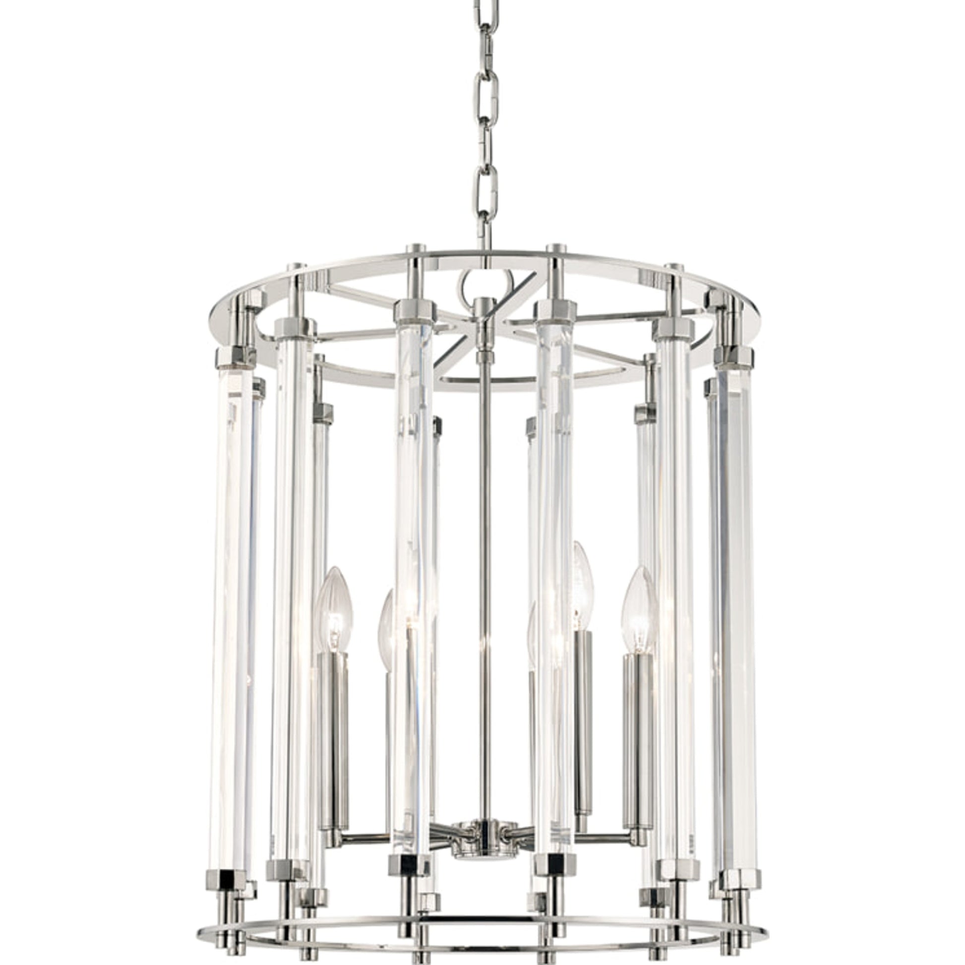 Haddon Pendant by Hudson Valley. Made from steel in a transitional style.