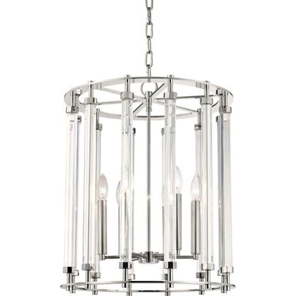 Haddon Pendant by Hudson Valley. Made from steel in a transitional style.