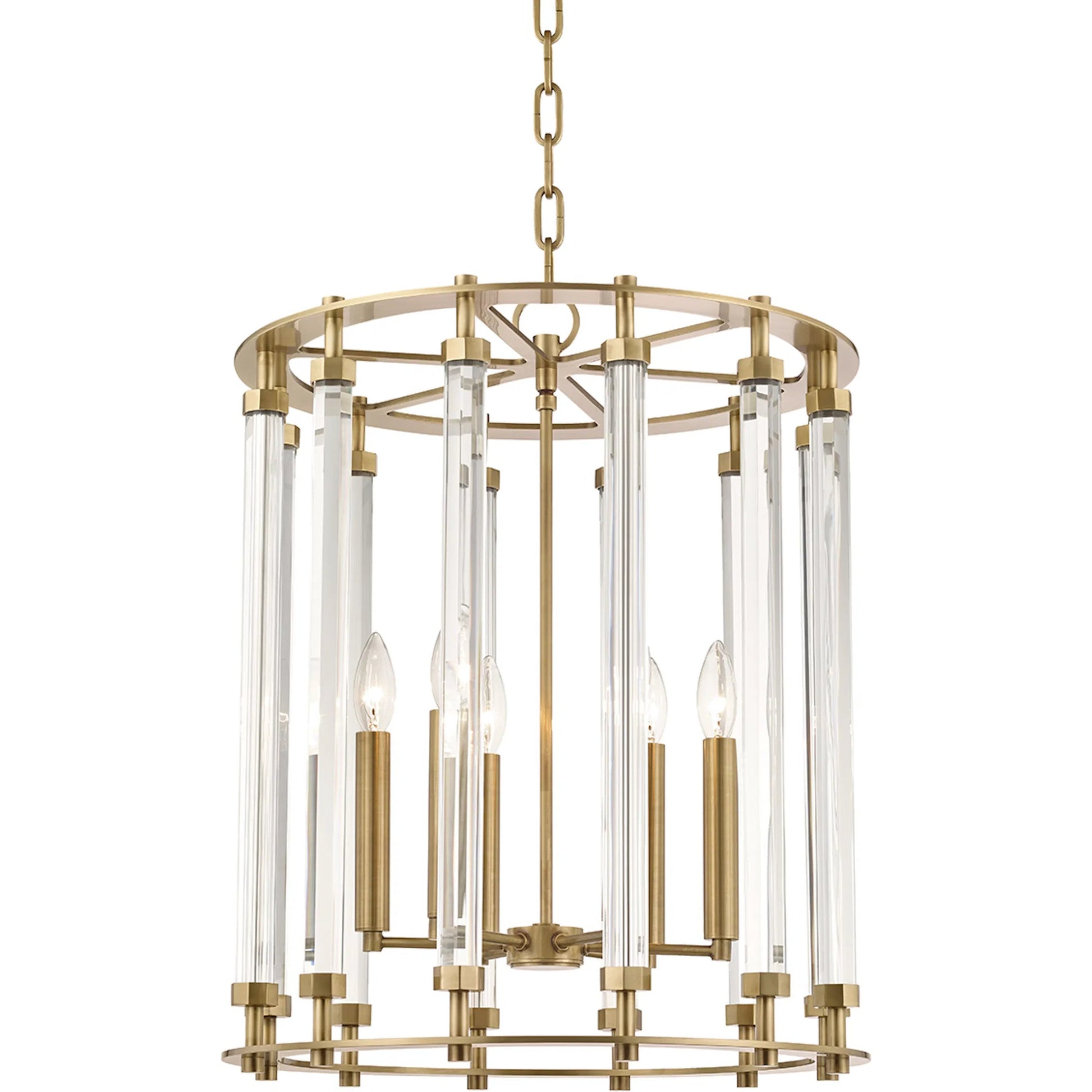 Haddon Pendant by Hudson Valley. Made from steel in a transitional style.