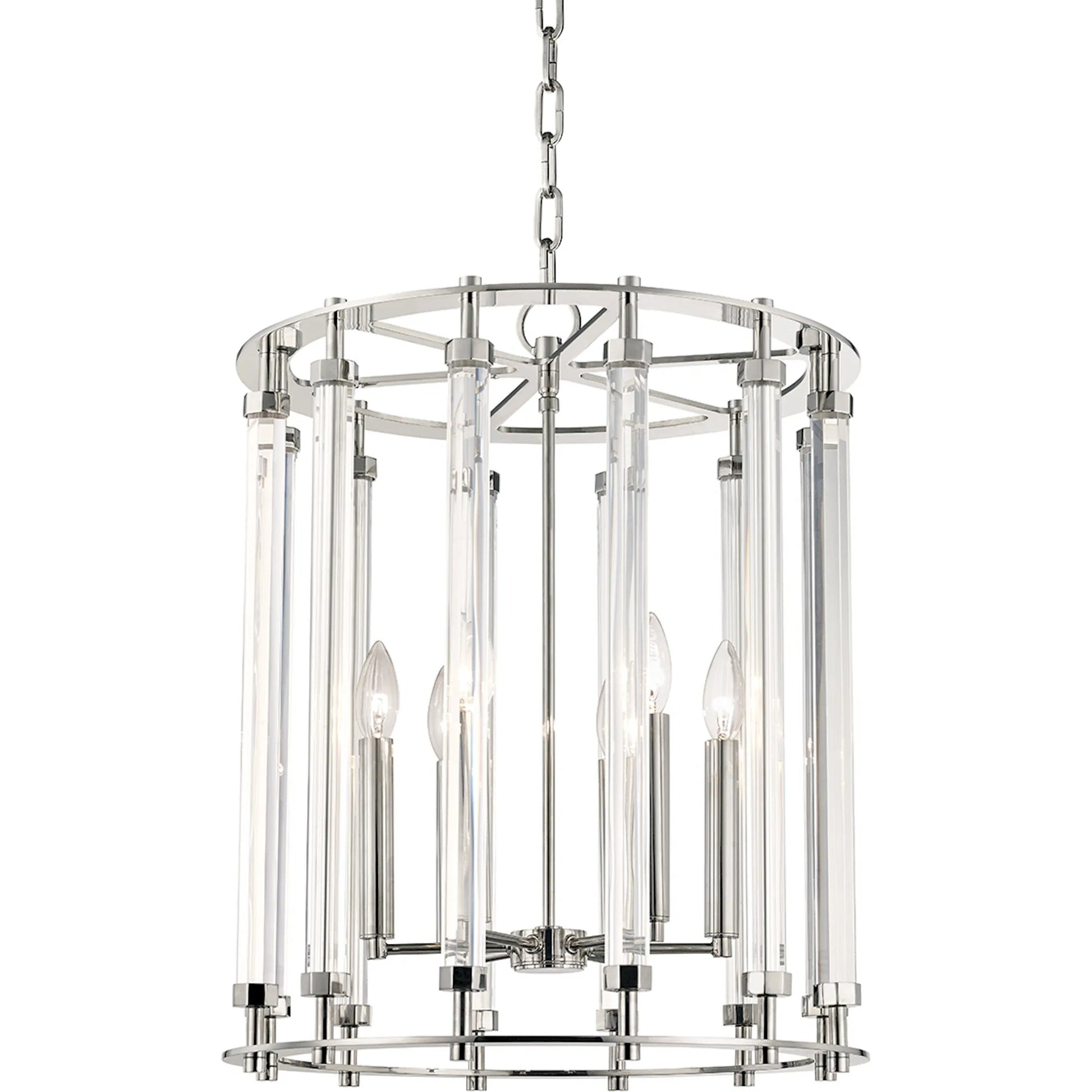 Haddon Pendant by Hudson Valley. Made from steel in a transitional style.