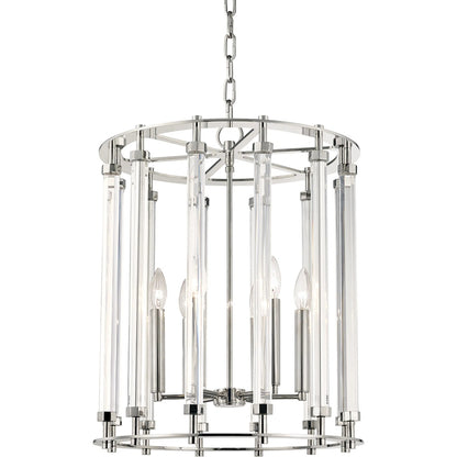 Haddon Pendant by Hudson Valley. Made from steel in a transitional style.