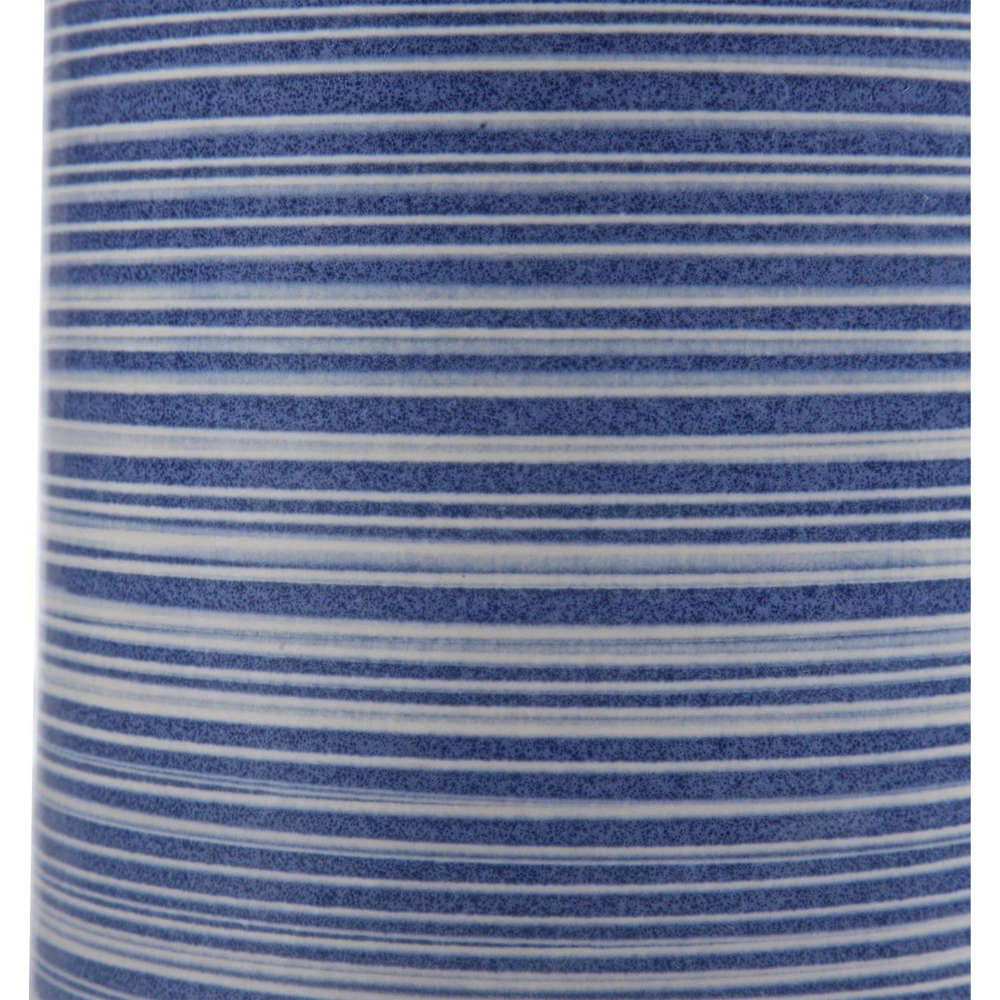 Montauk Striped Table Lamp by Uttermost. Made from ceramic, steel, fabric in a coastal style.