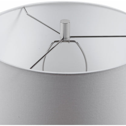 Montauk Striped Table Lamp by Uttermost. Made from ceramic, steel, fabric in a coastal style.