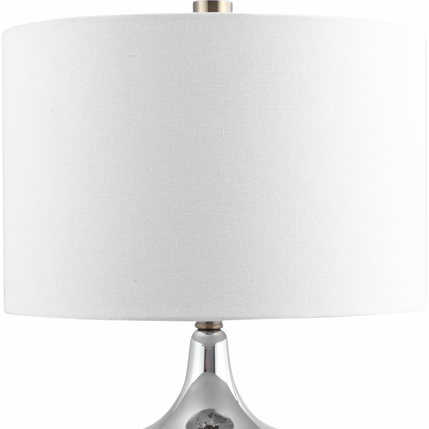 003 SR-766801 | Closeup | Como Table Lamp by Uttermost. Made from metal, glass, fabric in a transitional style.