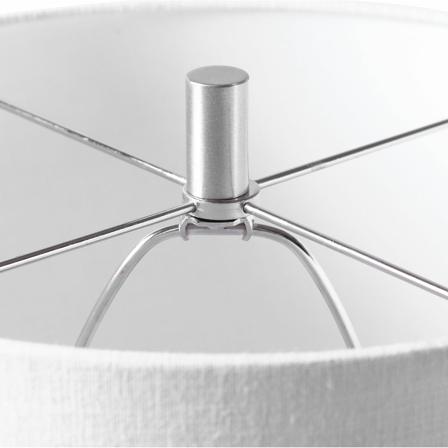 004 SR-766810 | Closeup | Eichler Mid-Century Table Lamp by Uttermost. Made from ceramic, fabric, iron in a coastal style.