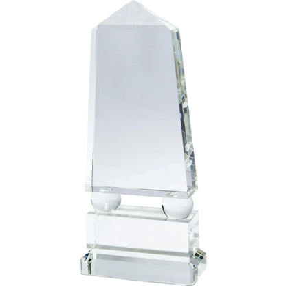 Crystal Obelisk by Global Views. Made from crystal in a modern style.