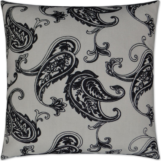 Lock Harbor by DV Kap Home in black, white, ivory. Made from 82% polyester, 18% linen in a transitional style.