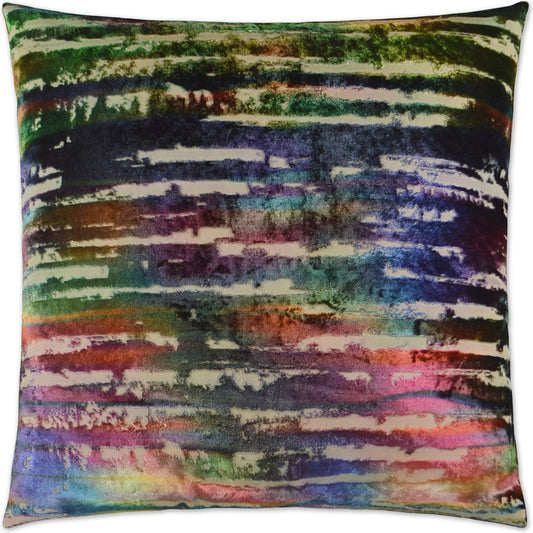 Bonbons Pillow by DV Kap Home. Made from 75% polyester, 25% viscose in a unique style.
