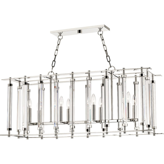 Haddon Island Light by Hudson Valley. Made from brass in a transitional style.