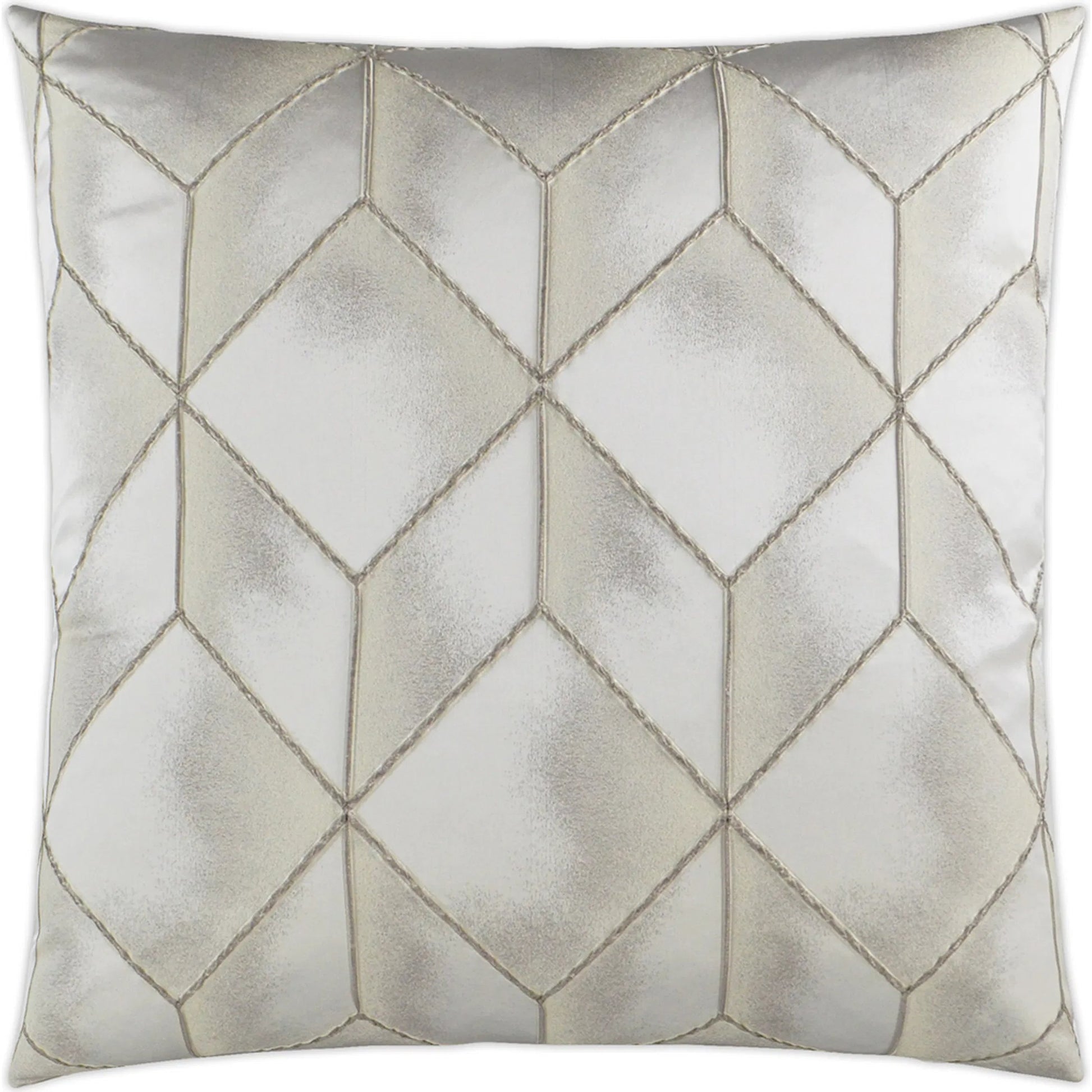 Social Call Pillow by DV Kap Home in platinum. Made from 100% polyester in a unique style.