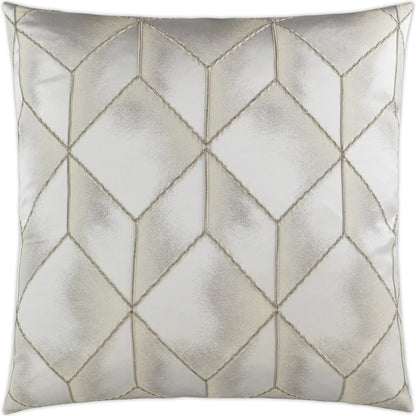 Social Call Pillow by DV Kap Home in platinum. Made from 100% polyester in a unique style.