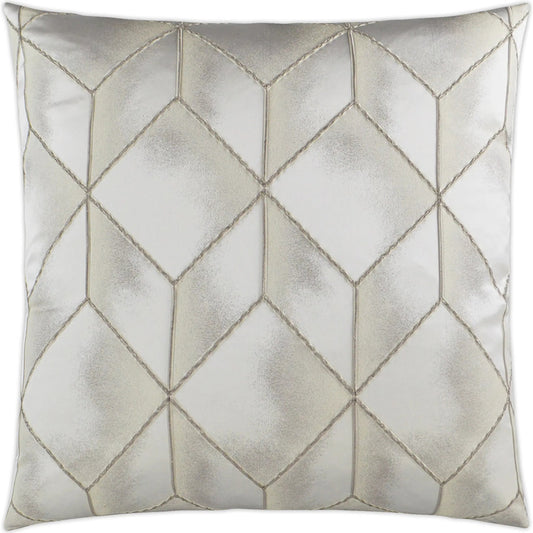 Social Call Pillow by DV Kap Home in platinum. Made from 100% polyester in a unique style.