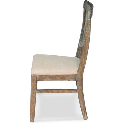 Monet's Chair (Set of 2) by Sarreid Ltd. in beige. Made from ash, linen in a cottage & farmhouse style.