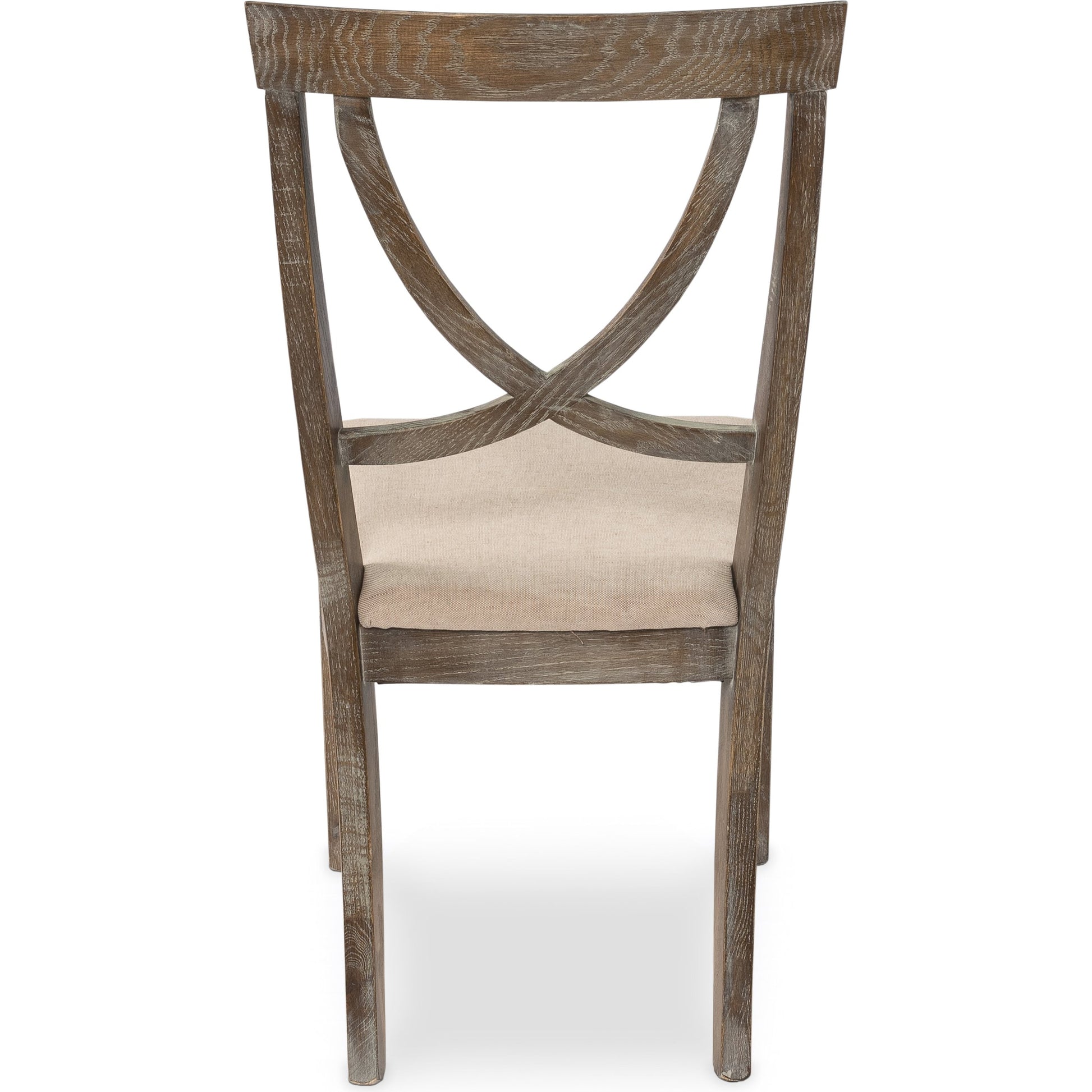 Monet's Chair (Set of 2) by Sarreid Ltd. in beige. Made from ash, linen in a cottage & farmhouse style.