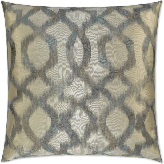 Faux Fresco Pillow by DV Kap Home in gold. Made from 95% polyester, 5% nylon in a unique style.