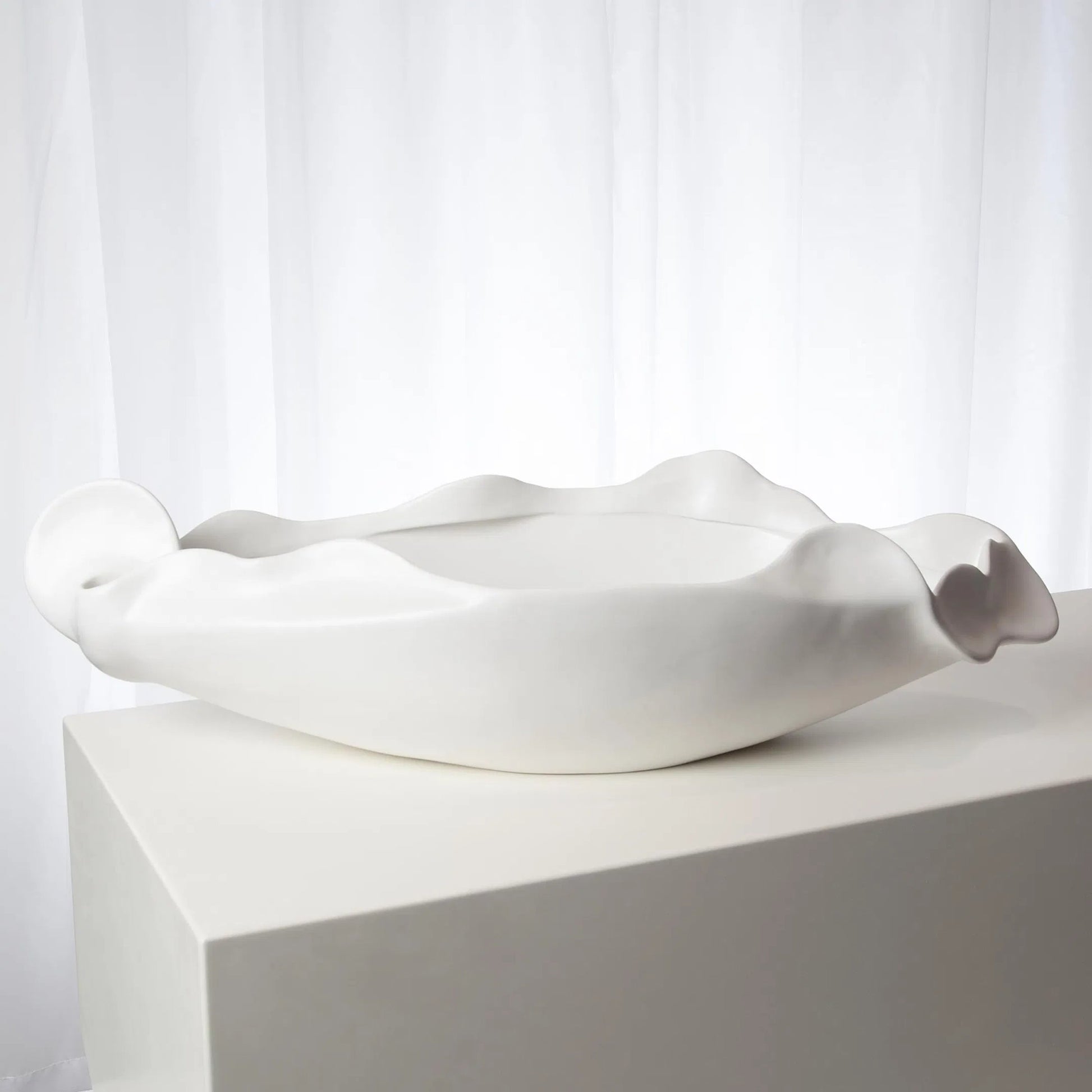 Free Form Organic Bowl by Global Views. Made from ceramic in a modern style.