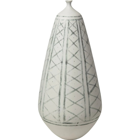 Grenz Vase by Global Views in hand painted. Made from porcelain in a eclectic & global style.