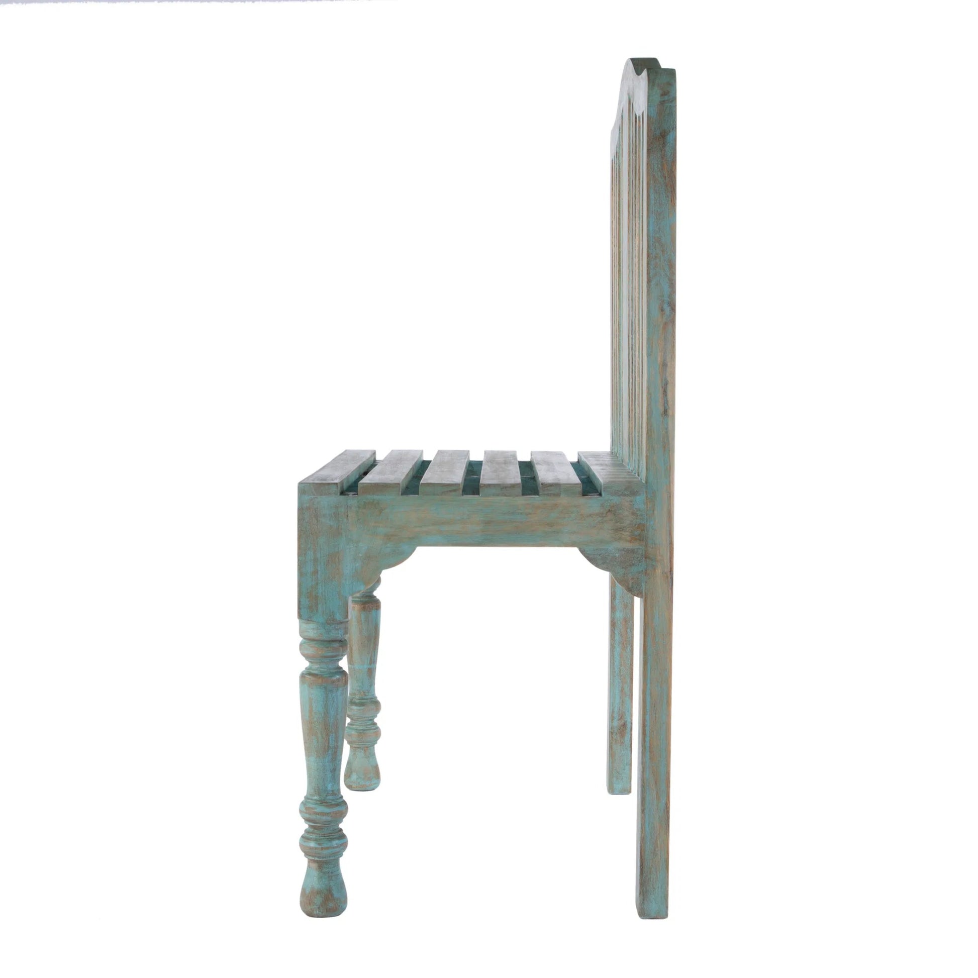 Roseland Bench by Butler Specialty Company in blue and heritage. Made from wood in a coastal style.