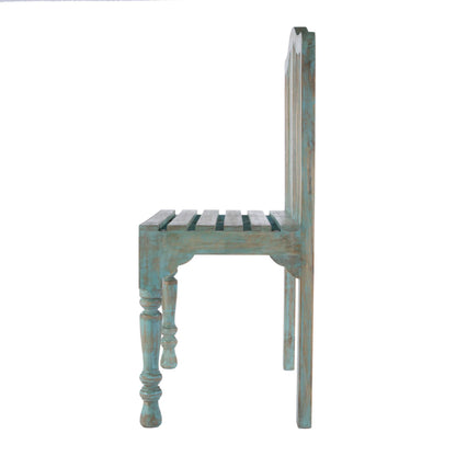 Roseland Bench by Butler Specialty Company in blue and heritage. Made from wood in a coastal style.