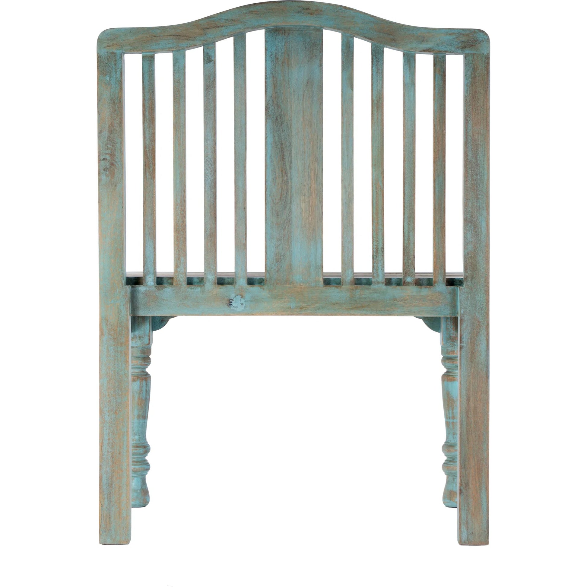 Roseland Bench by Butler Specialty Company in blue and heritage. Made from wood in a coastal style.