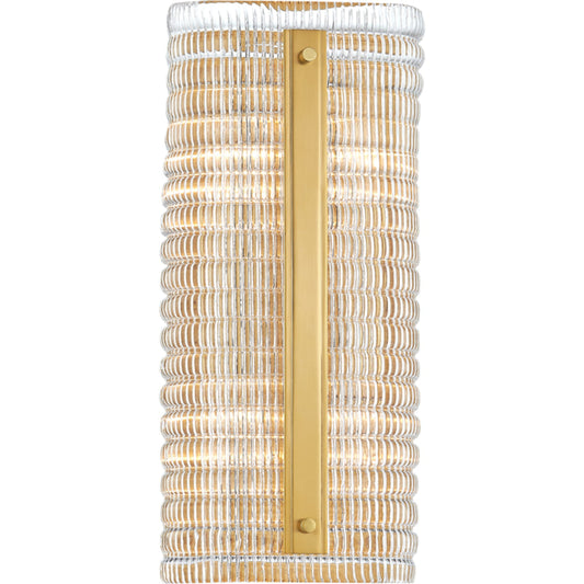 Athens Wall Sconce by Hudson Valley. Made from brass in a modern style.