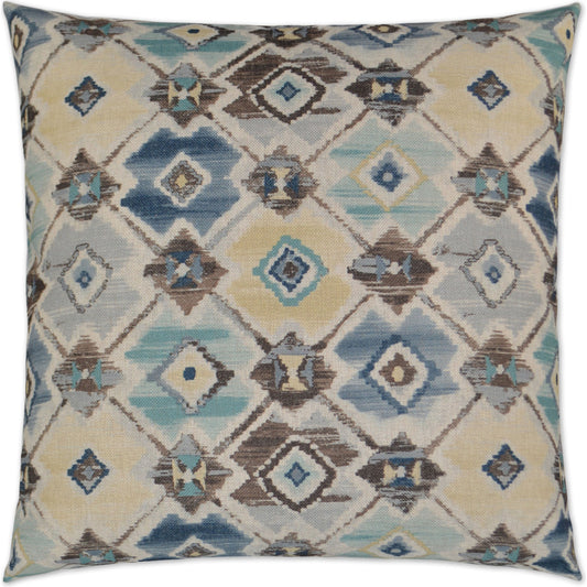 Shasta by DV Kap Home in blue, yellow. Made from 100% polyester in a rustic style.