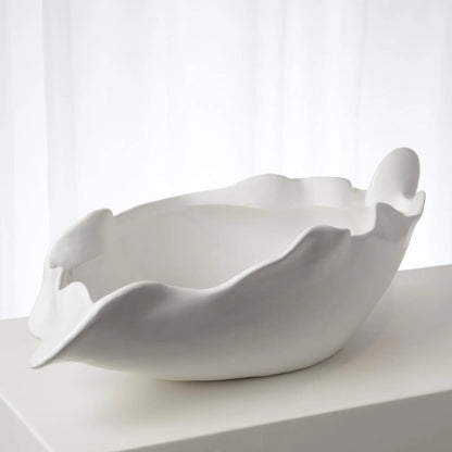 Free Form Organic Bowl by Global Views. Made from ceramic in a modern style.