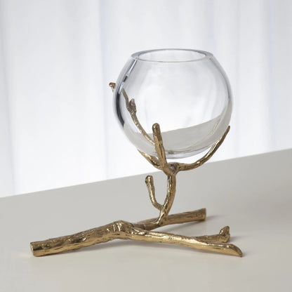 Twig Vase Holder by Global Views. Made from unique in a eclectic & global style.