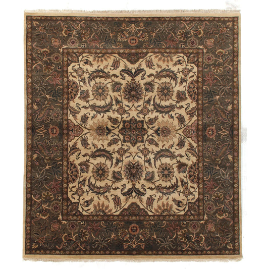 Moghul 2863 Rug by Exquisite Rugs in ivory, sage. Made from new zealand wool in a unique style.